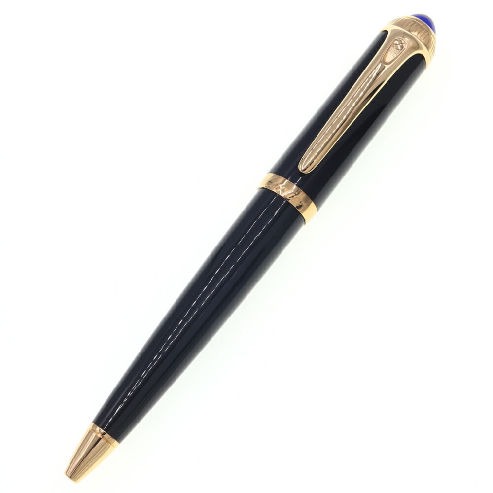 Cartier R de Ballpoint Pen OP000210 Black Gold Twist Function